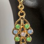 Stony Shaking Evening Dress Earrings