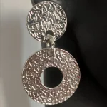 Sallama Tasarım Küpe Gümüş Renk