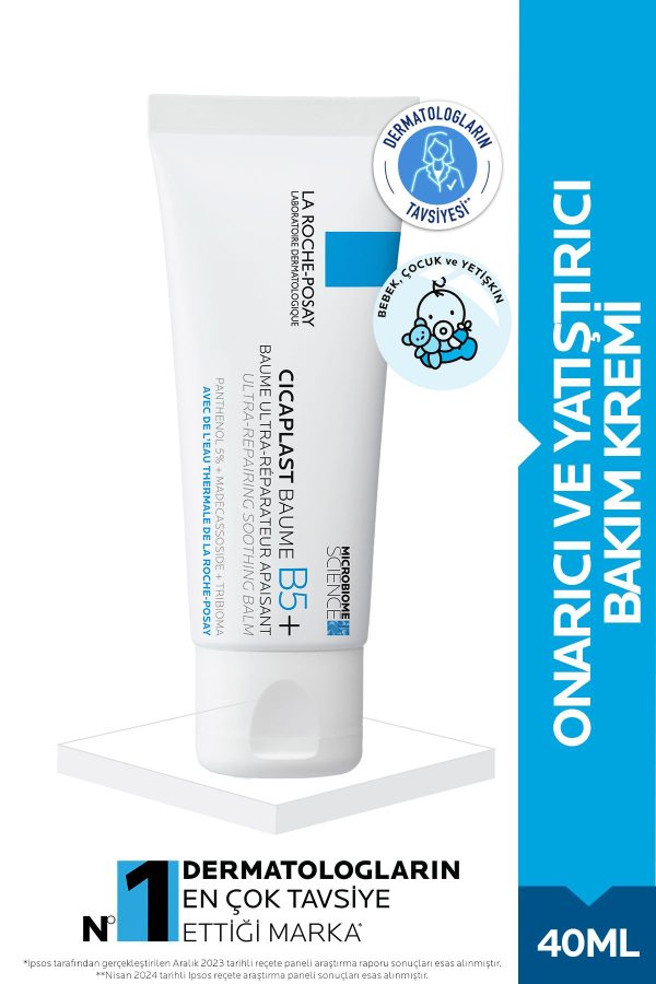 La Roche Posay Cicaplast Baume B5+ Onarıcı ve Yatıştırıcı Bakım Krem 40 ml